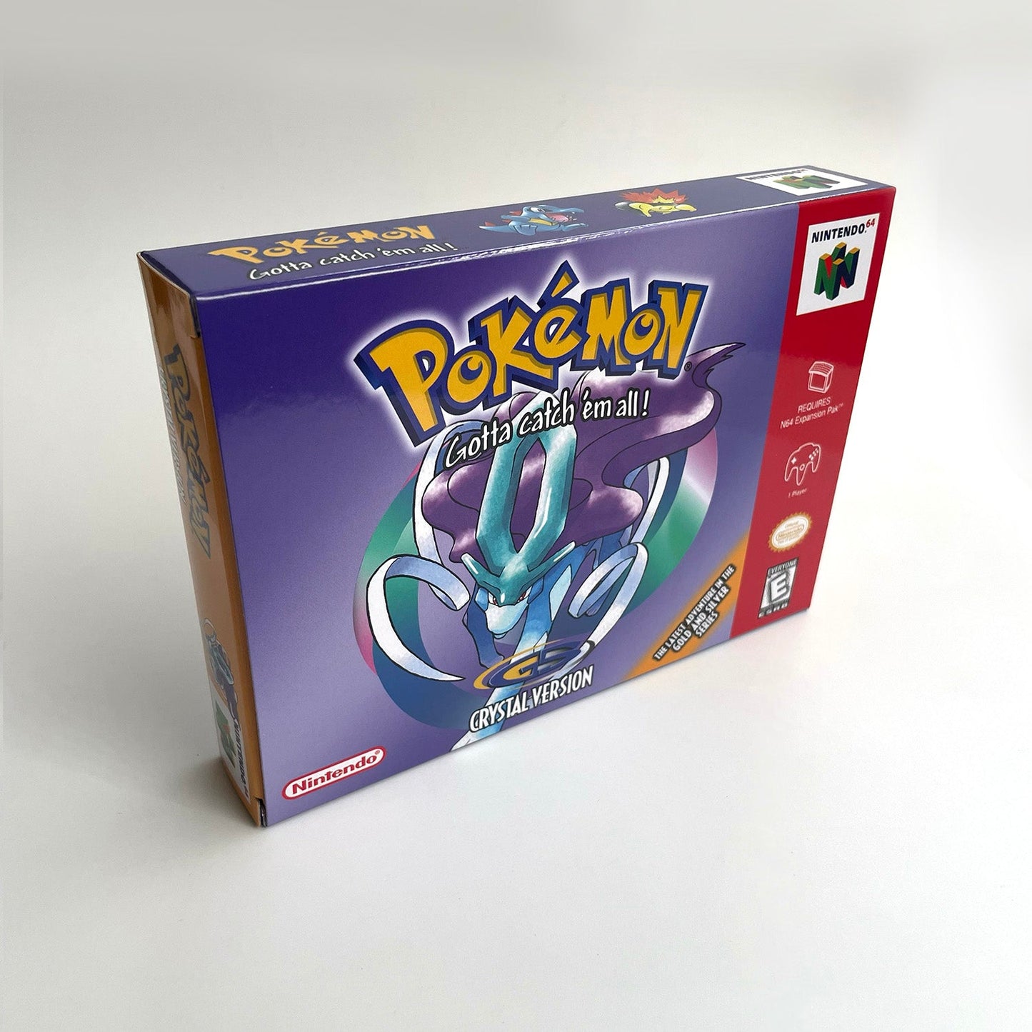 Pokémon Crystal Version N64 with Box