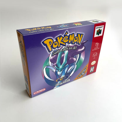 Pokémon Crystal Version N64 with Box
