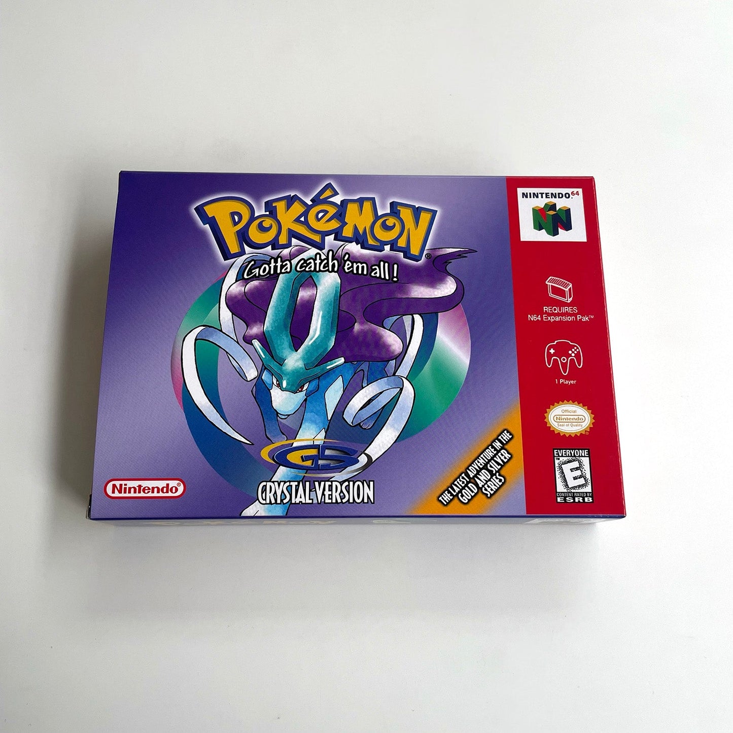 Pokémon Crystal Version N64 with Box