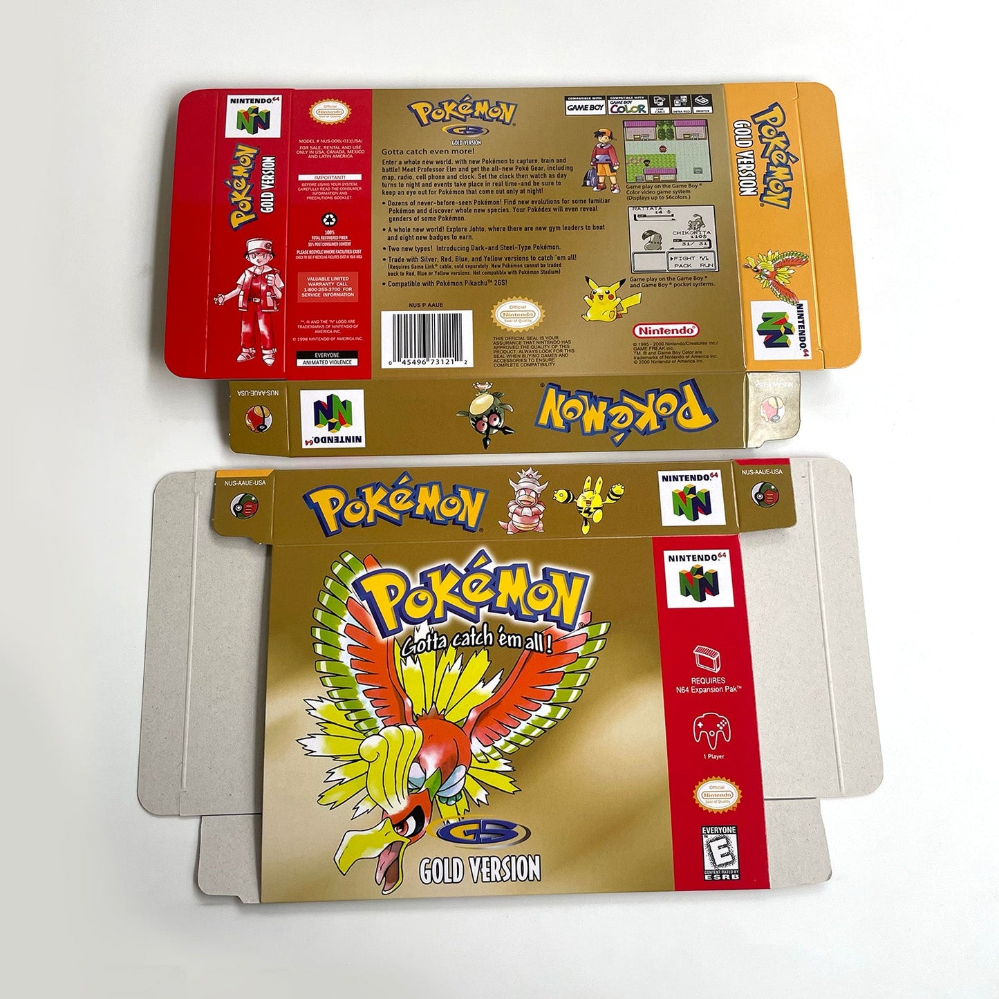 Pokémon Gold Version N64 – Nintendo 64 Cartridge with Box