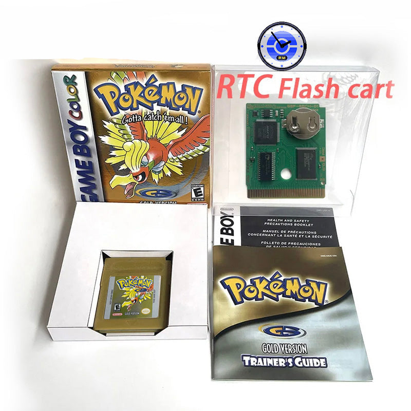 Pokémon Gold Version RTC  - Real Time Clock Gameboy Color GBC