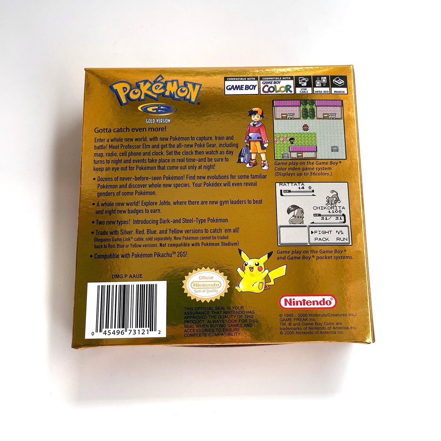 Pokémon Gold Version RTC  - Real Time Clock Gameboy Color GBC