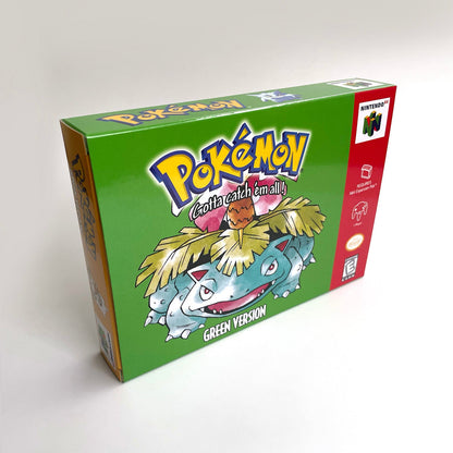 Pokémon Green Version N64 with Box