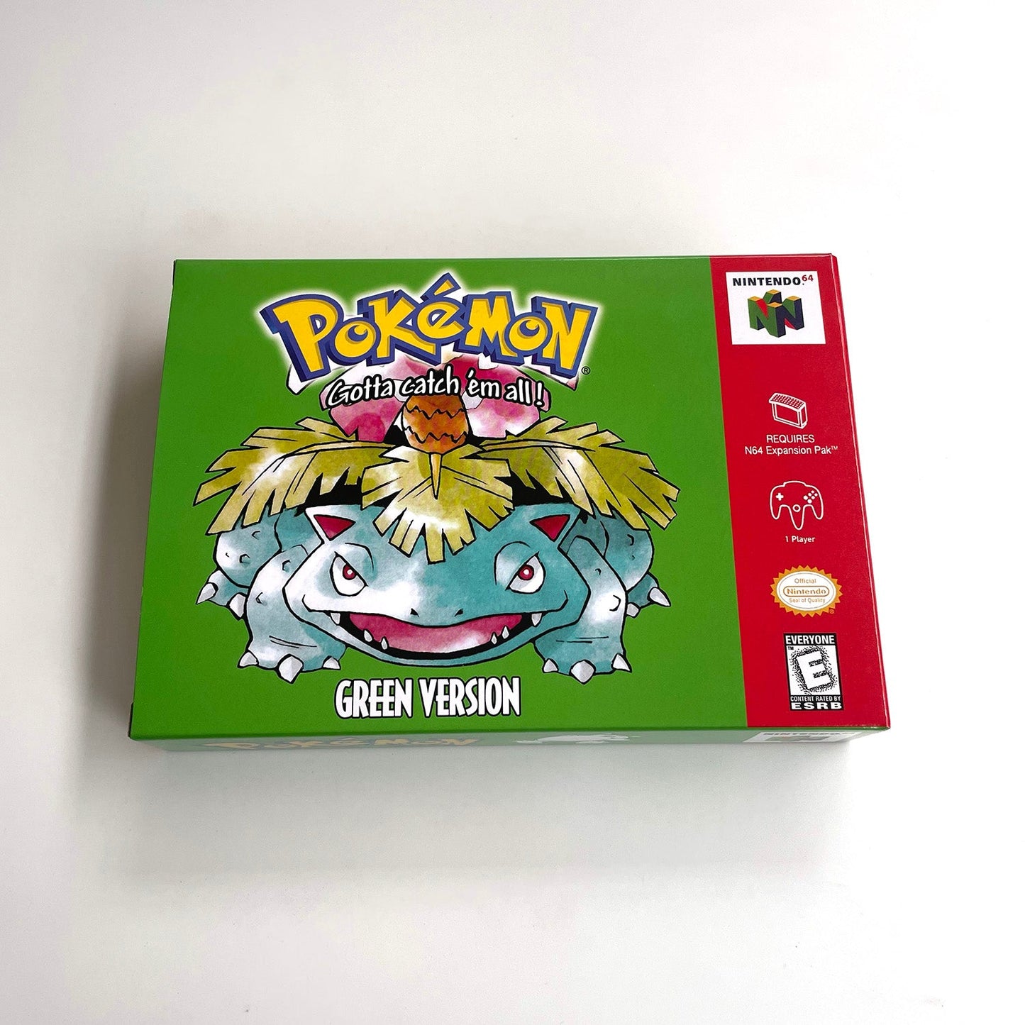 Pokémon Green Version N64 with Box