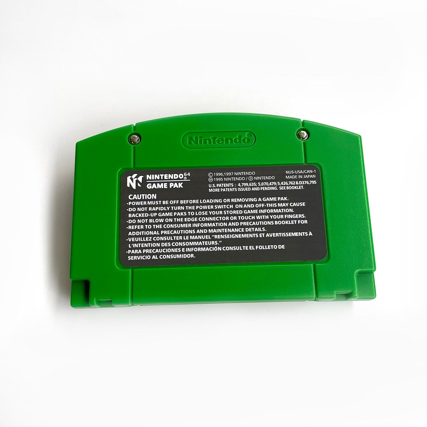 Pokémon Green Version N64 with Box