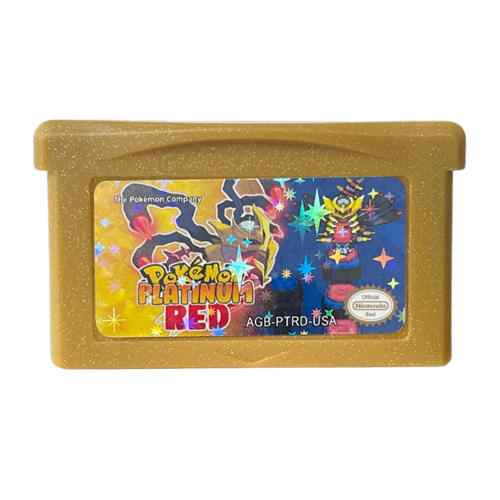 Pokémon Platinum Red 1M Version - Gameboy Advance GBA