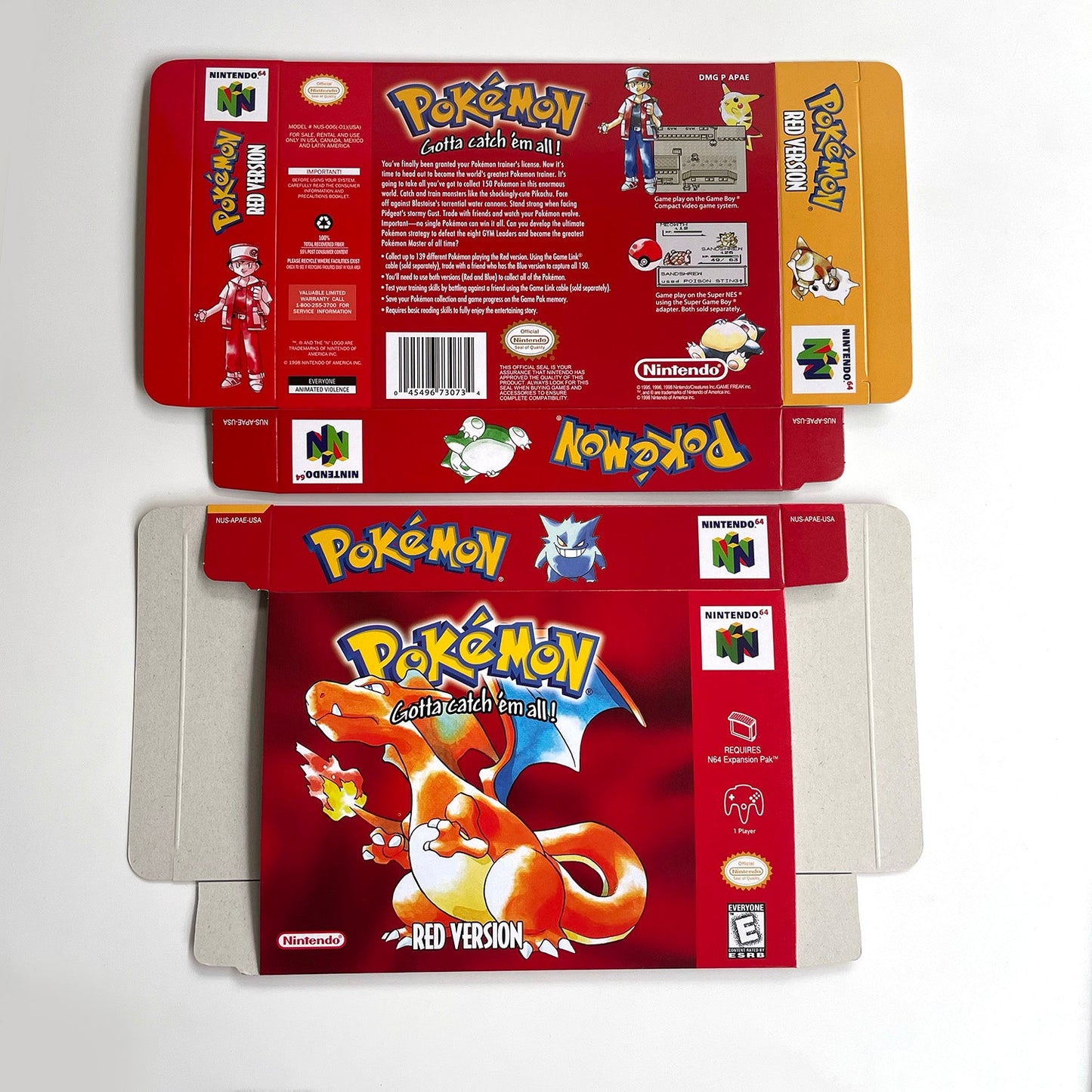 Pokémon Red Version N64 – Nintendo 64 Cartridge with Box