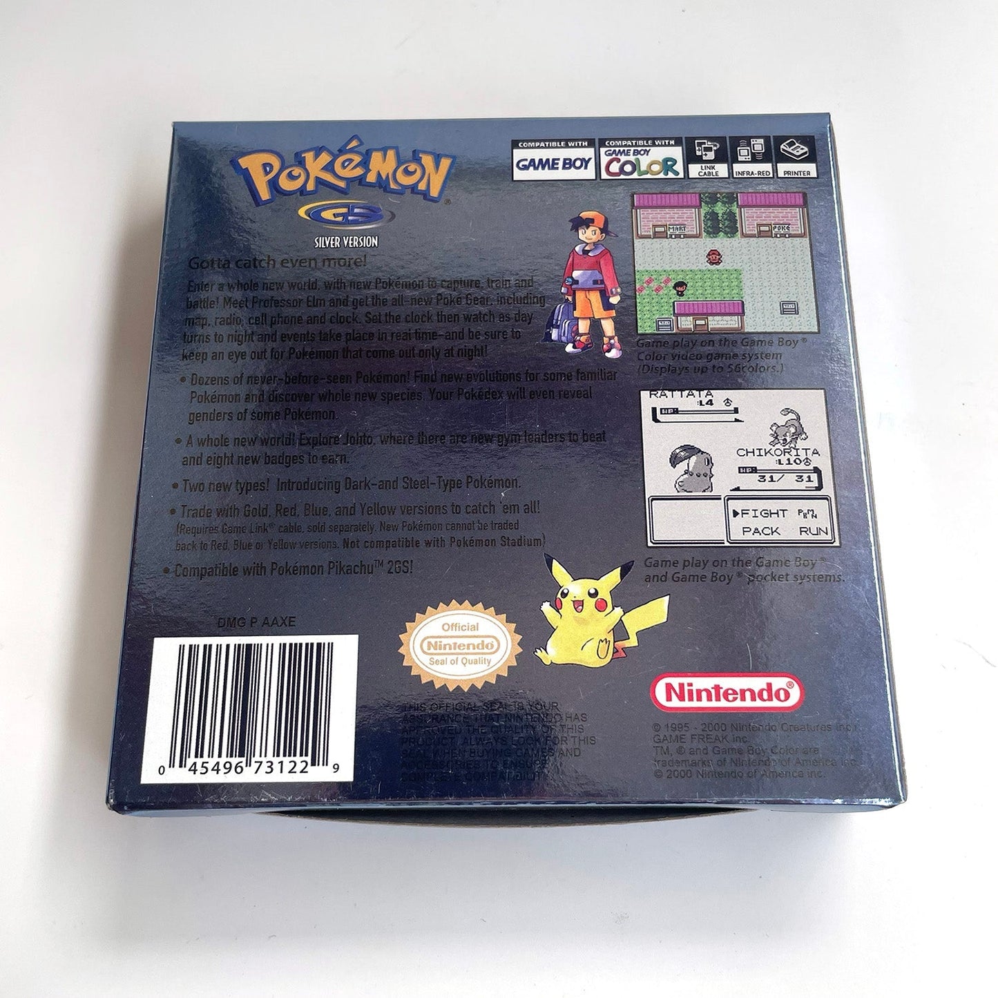 Pokémon Silver Version RTC  - Real Time Clock Gameboy Color GBC