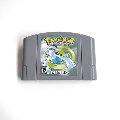 Pokémon Silver Version N64 – Nintendo 64 Cartridge with Box