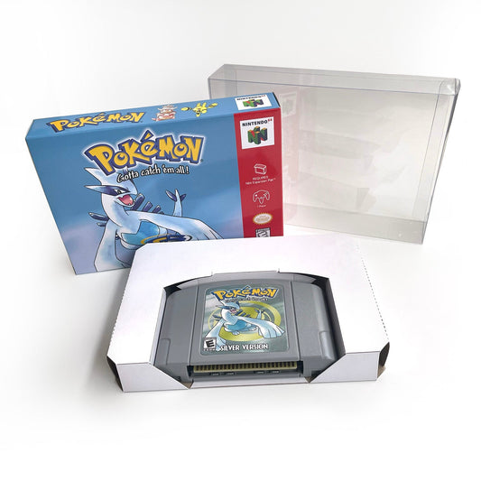 Pokémon Silver Version N64 – Nintendo 64 Cartridge with Box