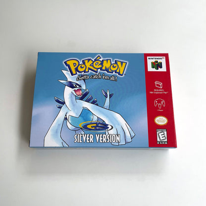 Pokémon Silver Version N64 – Nintendo 64 Cartridge with Box
