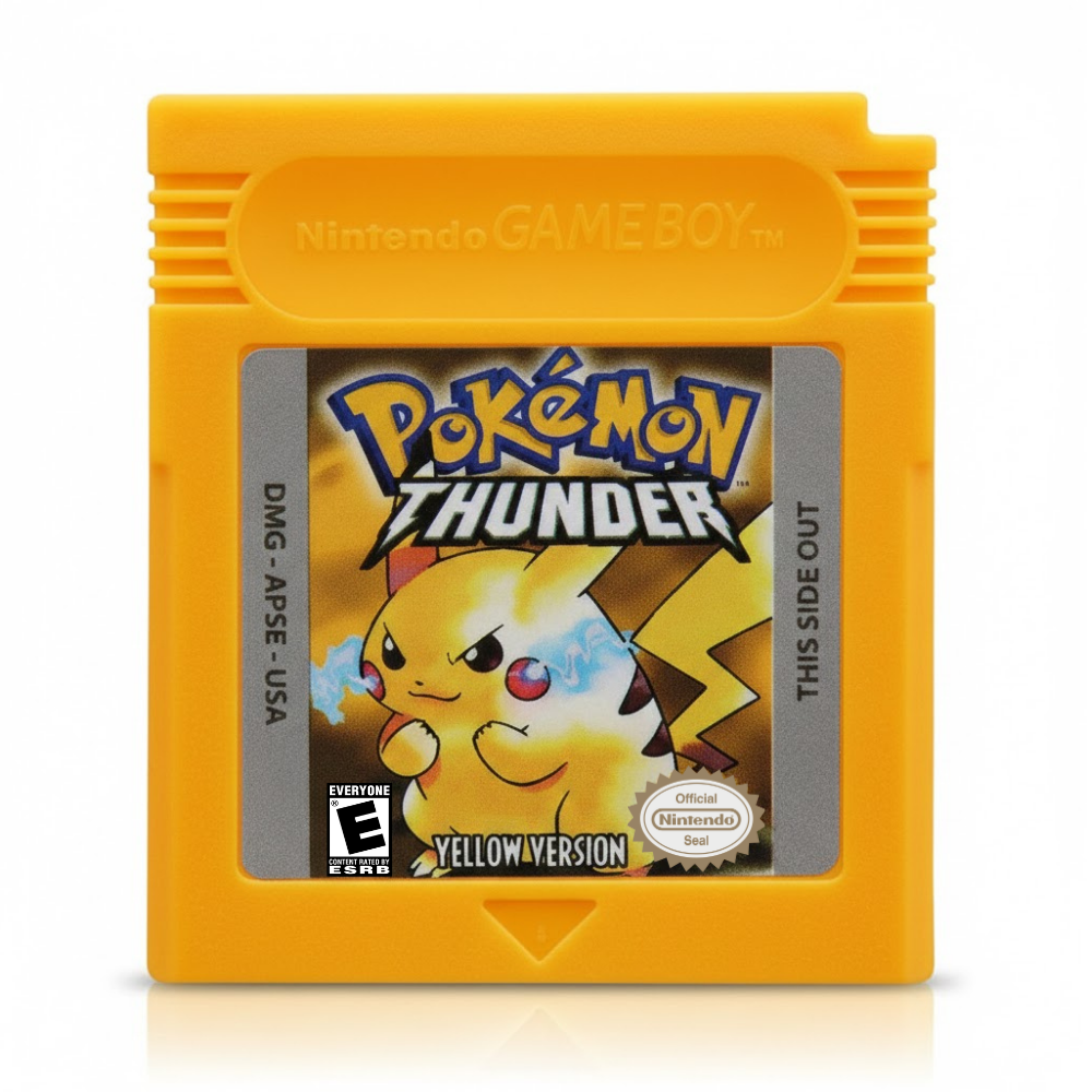 Pokemon Thunder Yellow Version - Gameboy Color GBC