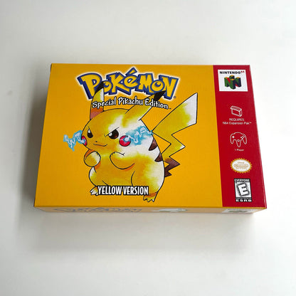Pokémon Yellow Version N64 – Nintendo 64 Cartridge with Box