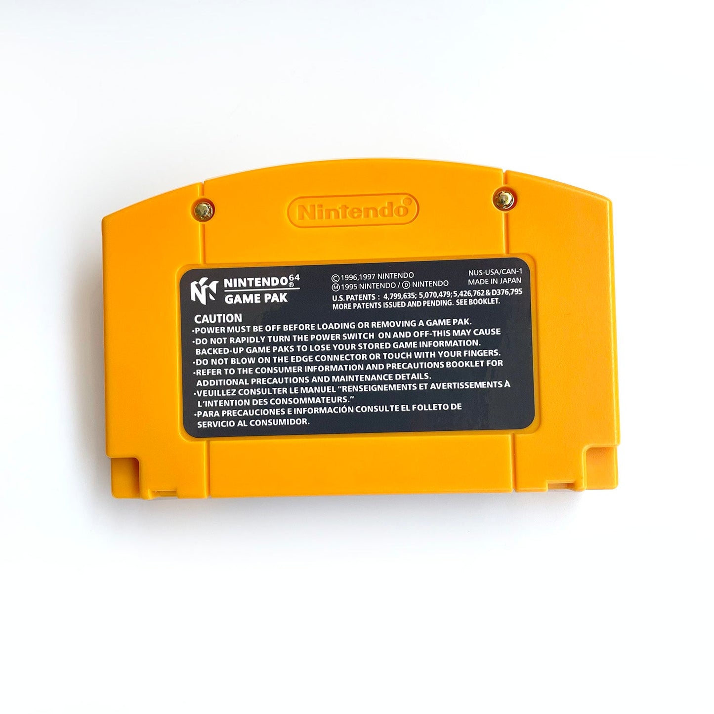 Pokémon Yellow Version N64 – Nintendo 64 Cartridge with Box