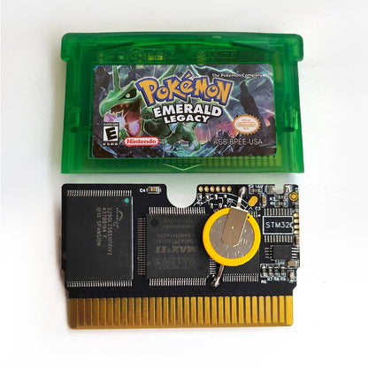 Pokémon Emerald Legacy RTC with Box - Gameboy Advance GBA