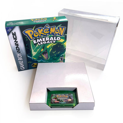 Pokémon Emerald Legacy RTC with Box - Gameboy Advance GBA
