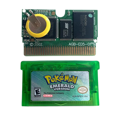 Pokémon Emerald Version RTC Complete Set - Gameboy Advance GBA