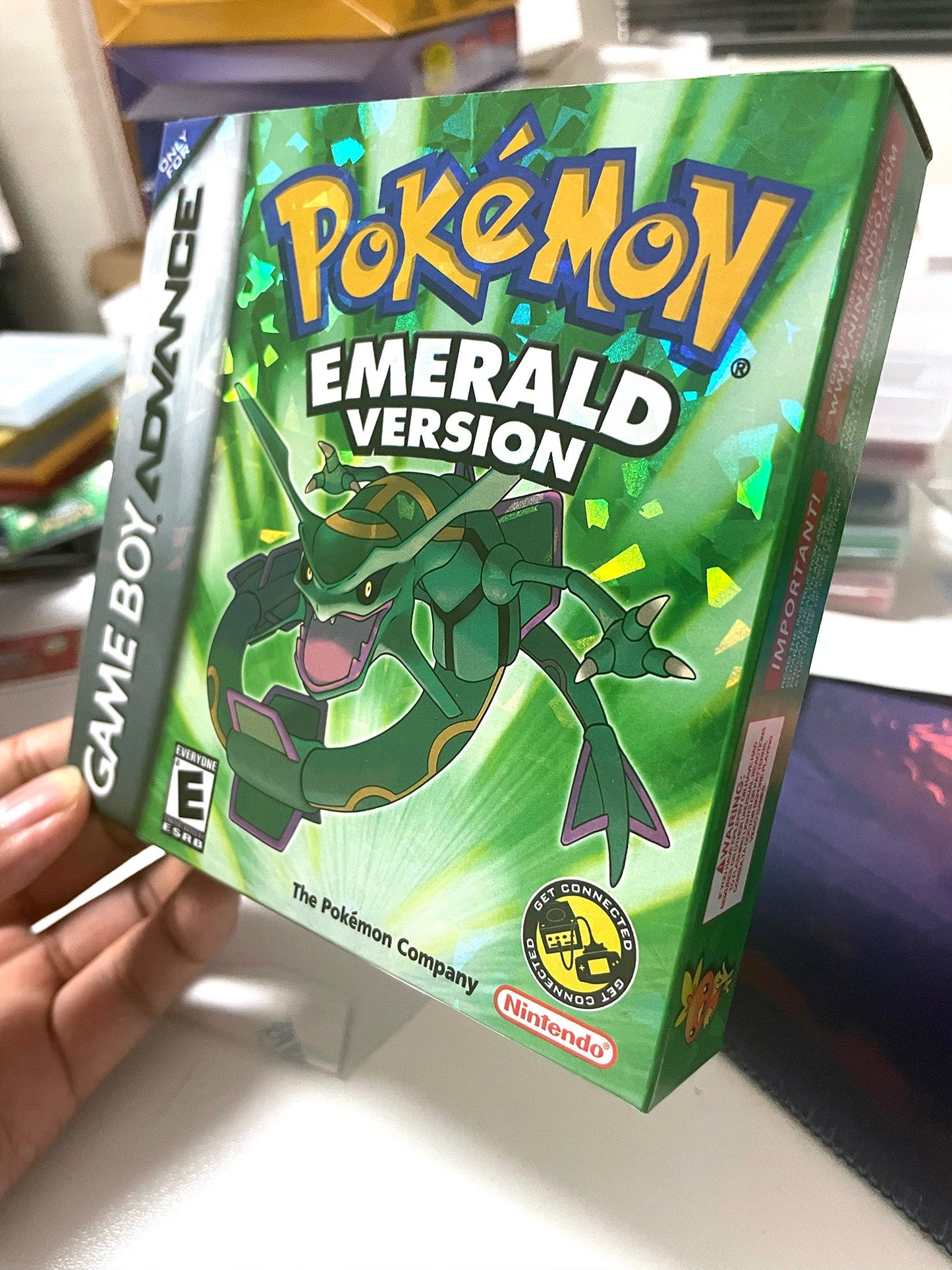 Pokémon Emerald Version RTC Complete Set - Gameboy Advance GBA