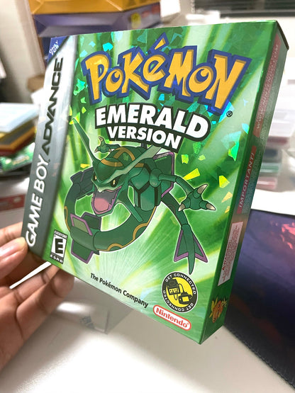Pokémon Emerald Version RTC Complete Set - Gameboy Advance GBA