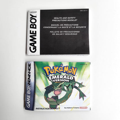 Pokémon Emerald Version RTC Complete Set - Gameboy Advance GBA