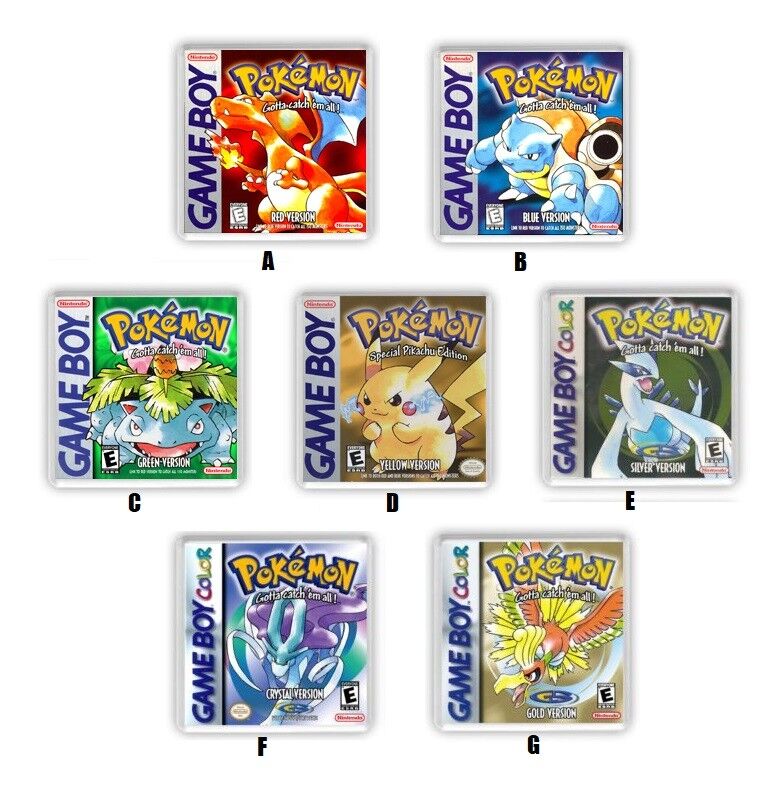 Nintendo Pokemon Series GBC-Spielkarte mit Box, US-Version, Englisch