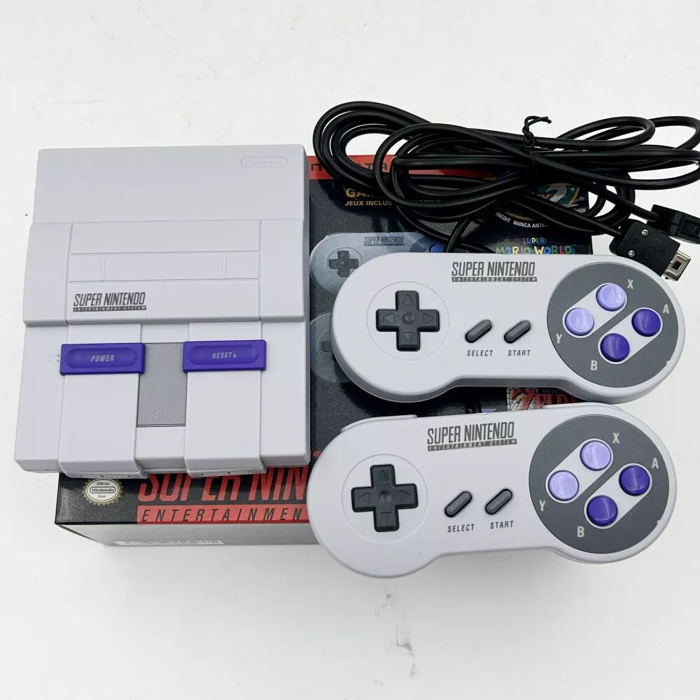 Super Nintendo Entertainment System Classic Edition built in 21 Games - Authentic Console