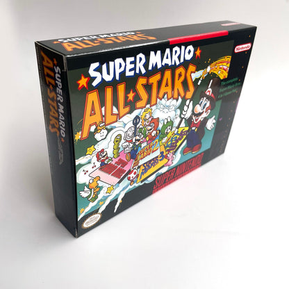 Super Mario All-Stars SNES Cartridge with Box | Super Nintendo 4-in-1 Collection