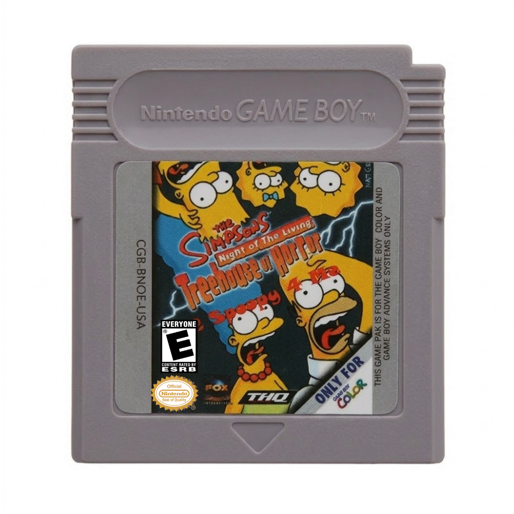 The Simpsons: Night of the Living Treehouse of Horror - Gameboy Color GBC